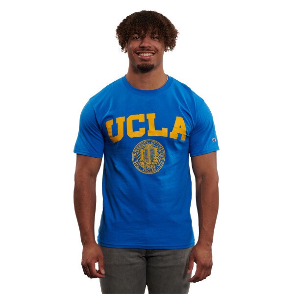 UCLA blue t-shirt, seal t-shirt